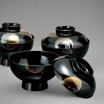 Kishū Artisan Signature Lacquer Soup Bowl Set Kishū Artisan Signature Lacquer Soup Bowl Set