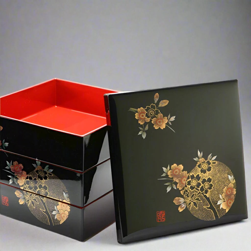 Kishū Lacquer Jubako Box Kishū Lacquer Jubako Box