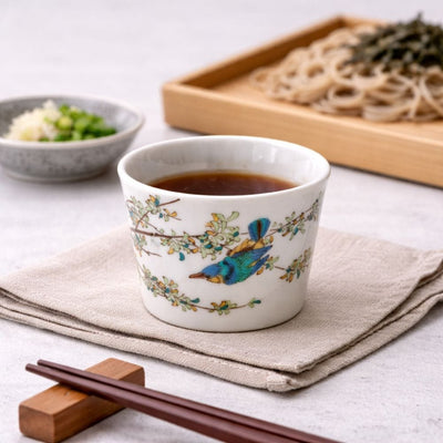Kutani Bird Soba Cup Kutani Bird Soba Cup