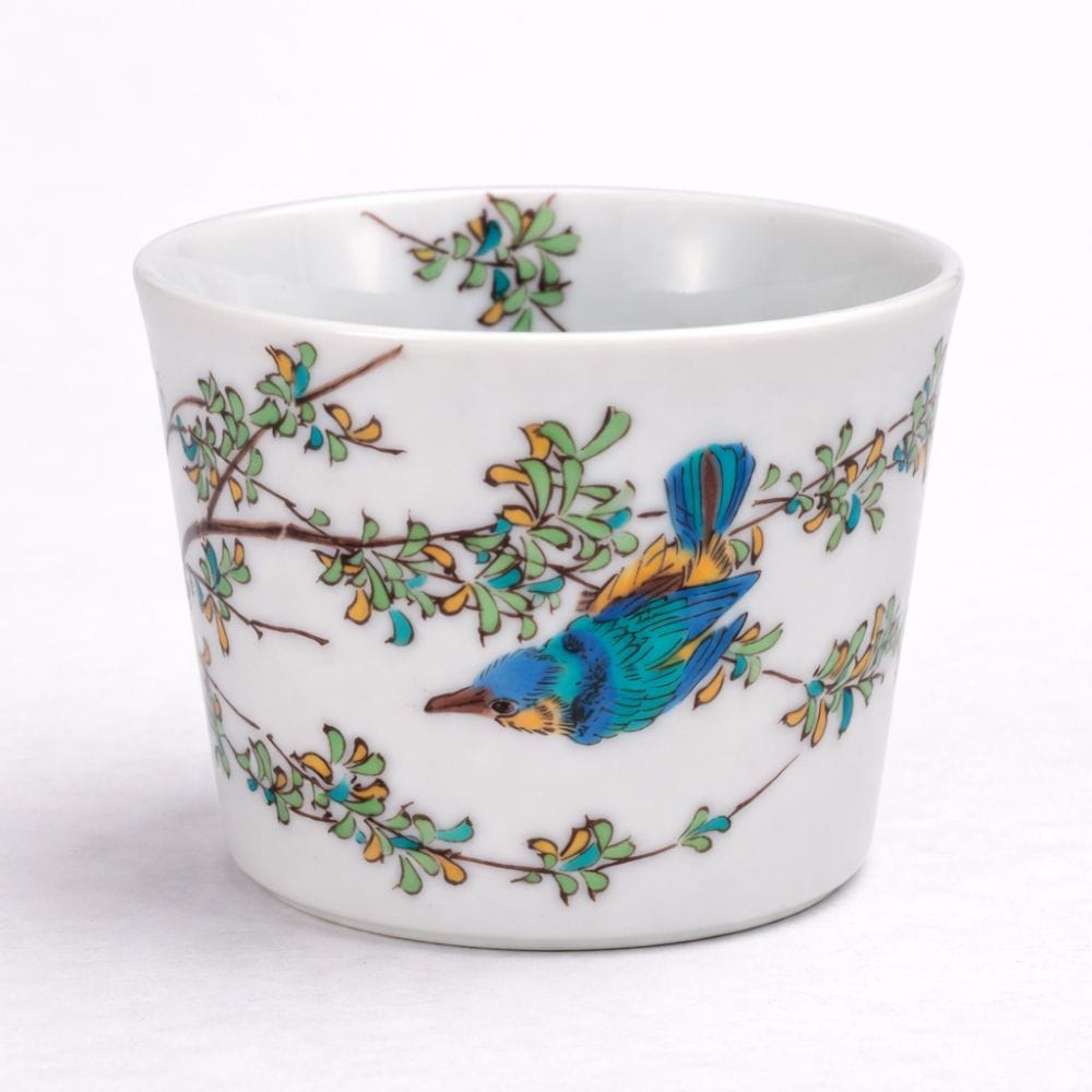 Kutani Bird Soba Cup Kutani Bird Soba Cup