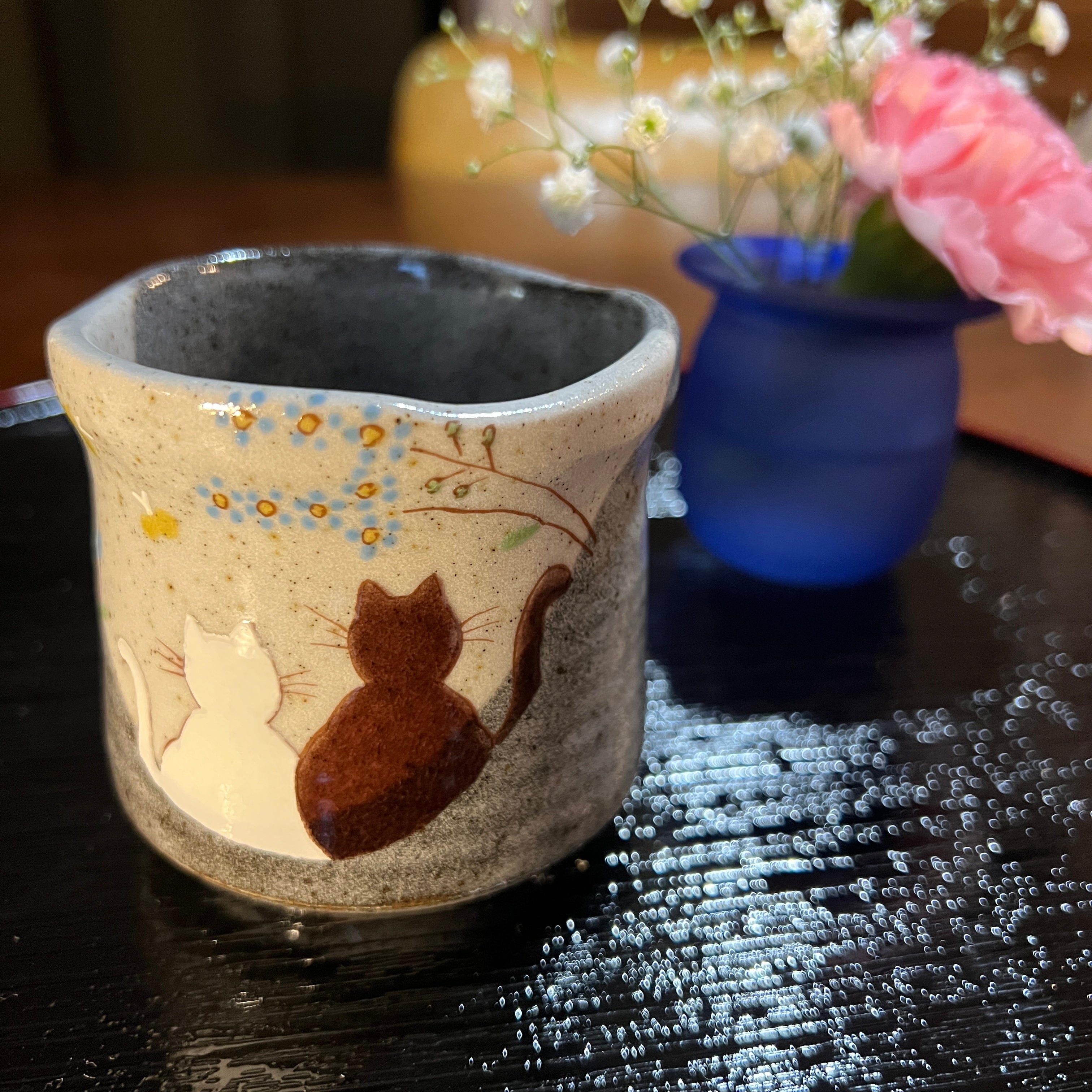 Kutani Cats Tea Cup Kutani Cats Tea Cup