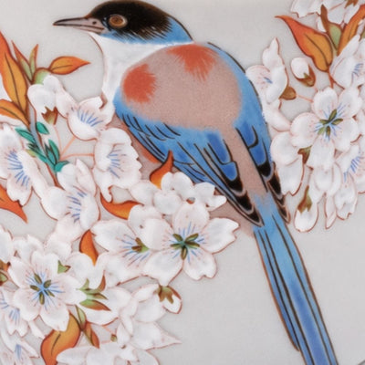 Kutani Cherry and Bird Soba Cup Kutani Cherry and Bird Soba Cup