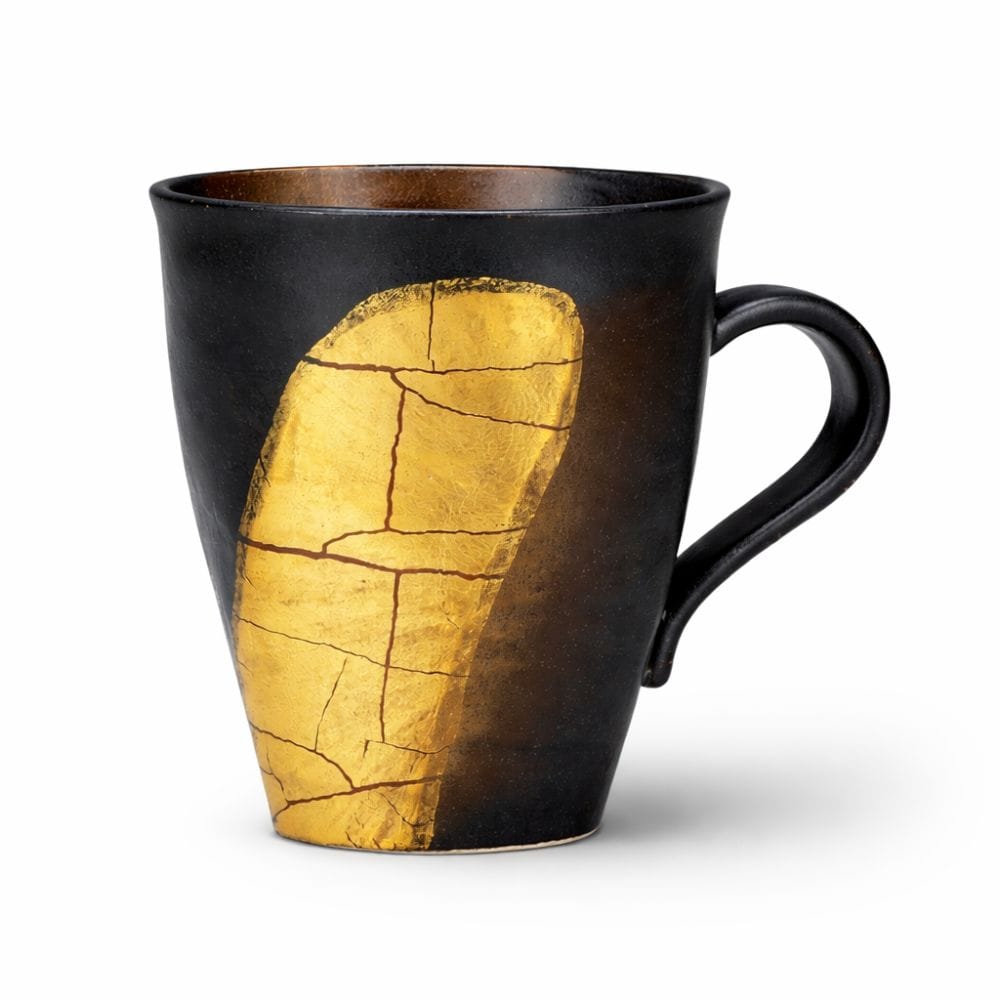 Kutani Gold Leaf Mug Kutani Gold Leaf Mug