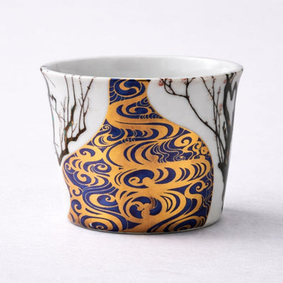 Kutani Golden Blue Soba Cup Kutani Golden Blue Soba Cup