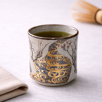Kutani Golden Blue Tea Cup Kutani Golden Blue Tea Cup