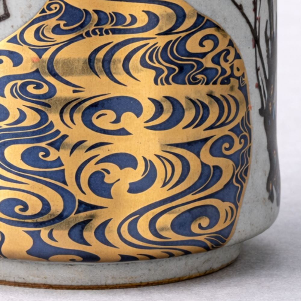 Kutani Golden Blue Tea Cup Kutani Golden Blue Tea Cup