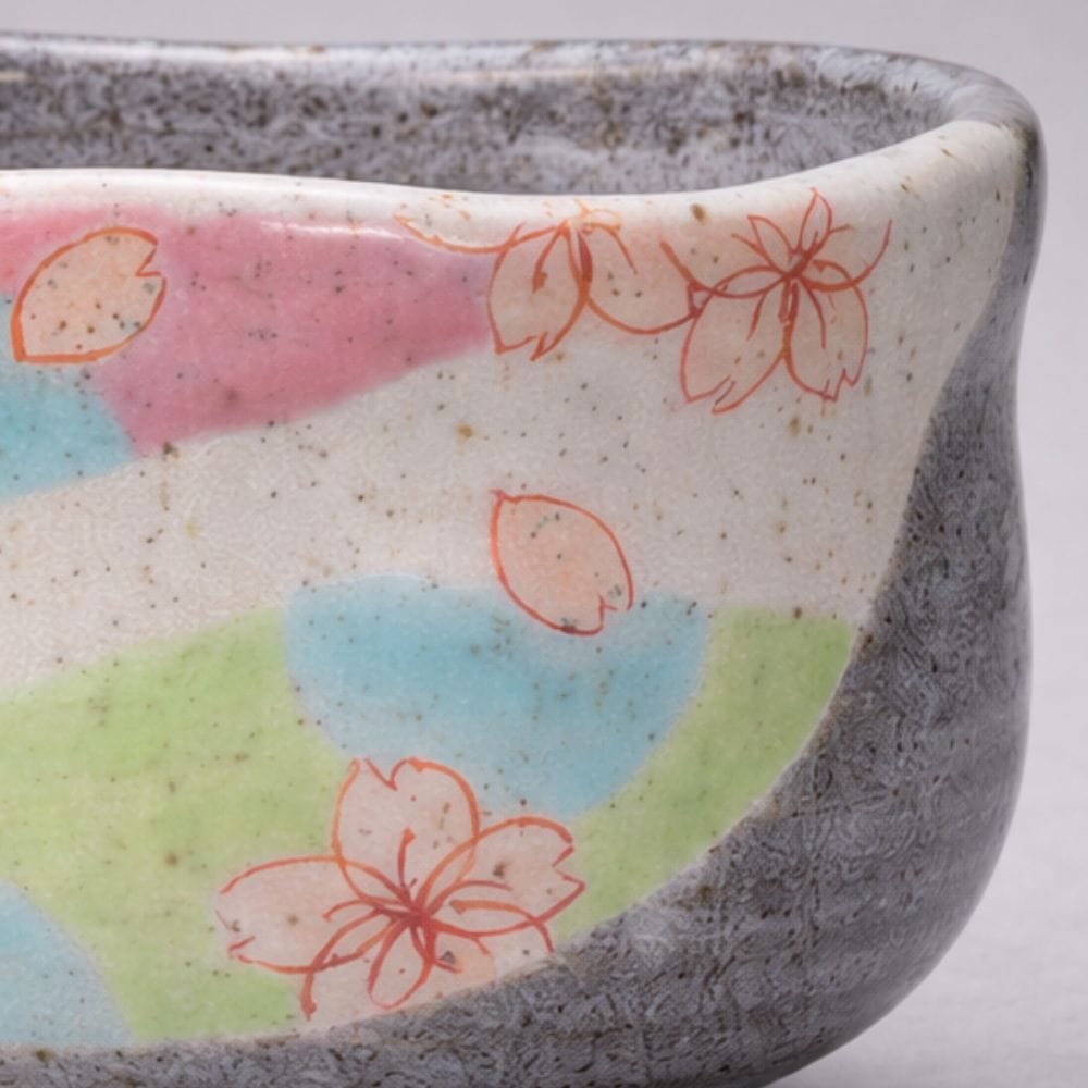 Kutani Hanamai Matcha Bowl Kutani Hanamai Matcha Bowl