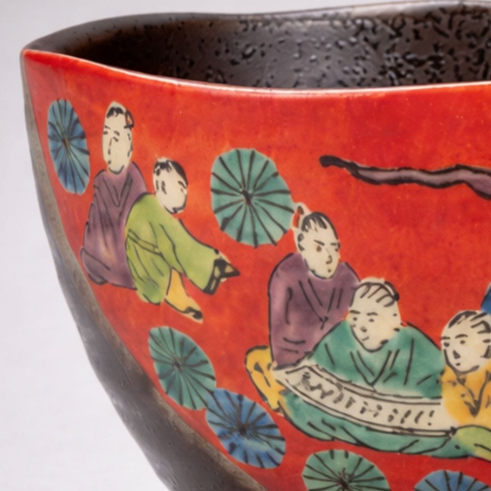 Kutani Ochazuke Kasugayuama Kiln Bowl Kutani Ochazuke Kasugayuama Kiln Bowl