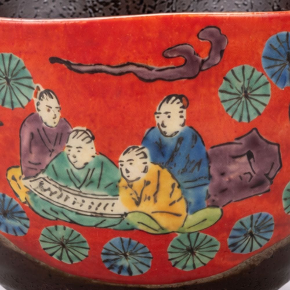 Kutani Ochazuke Kasugayuama Kiln Bowl Kutani Ochazuke Kasugayuama Kiln Bowl