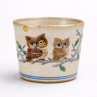 Kutani Owls Soba Cup Kutani Owls Soba Cup