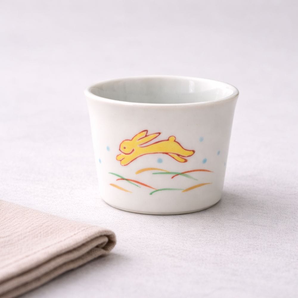 Kutani Rabbit Soba Cup Kutani Rabbit Soba Cup