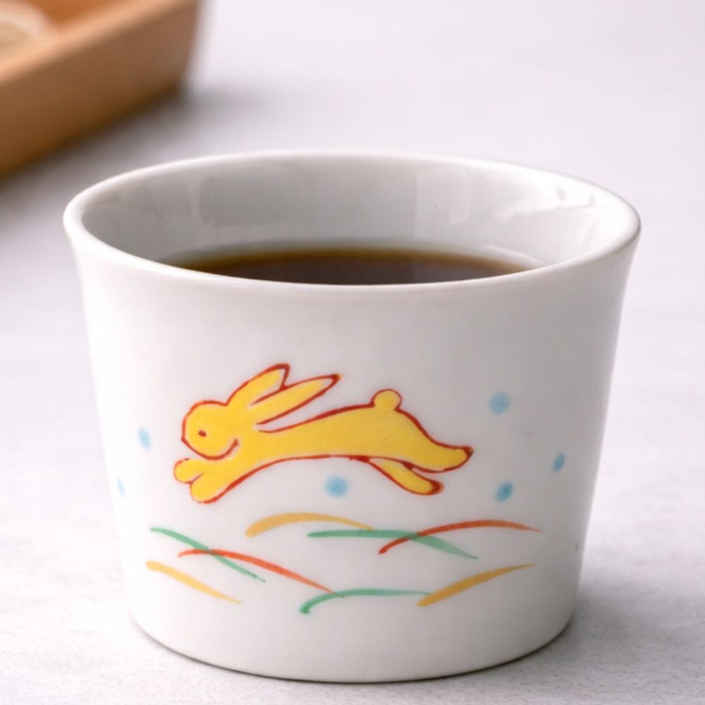 Kutani Rabbit Soba Cup Kutani Rabbit Soba Cup