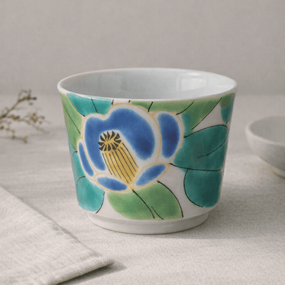 Kutani Porcelain Soba Choko Cup Kutani Soba Porcelain Choko Cup