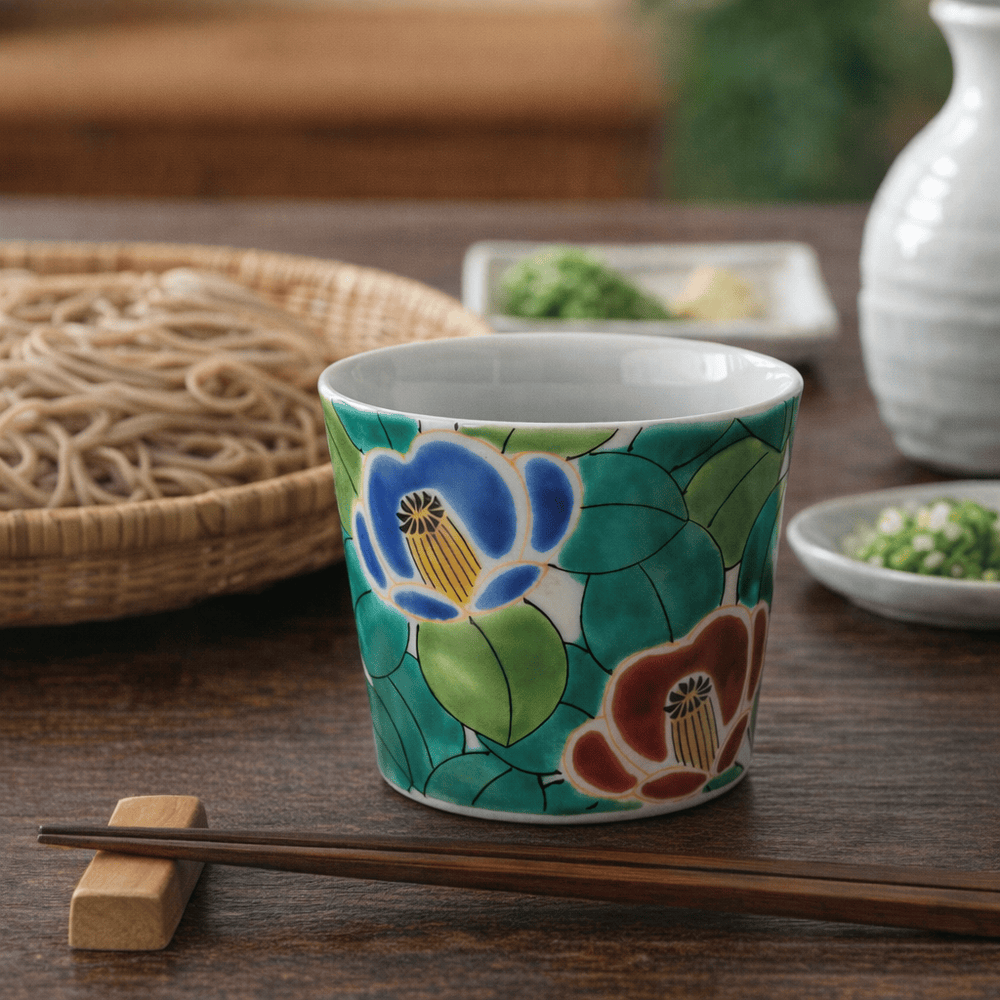 Kutani Porcelain Soba Choko Cup Kutani Soba Porcelain Choko Cup