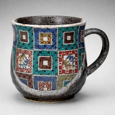 Kutani Stone Pavement Mug Kutani Stone Pavement Mug