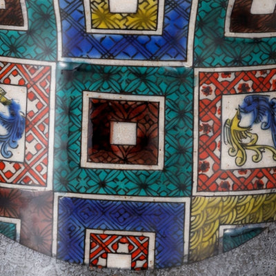 Kutani Stone Pavement Tea Cup Kutani Stone Pavement Tea Cup