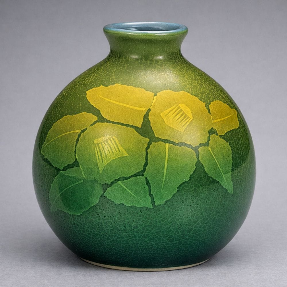 Kutani Tea Flower Sake Set Kutani Tea Flower Sake Set