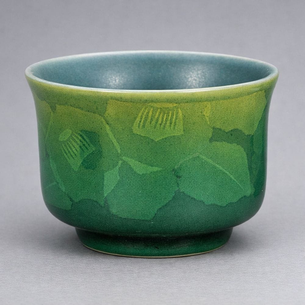 Kutani Tea Flower Sake Set Kutani Tea Flower Sake Set