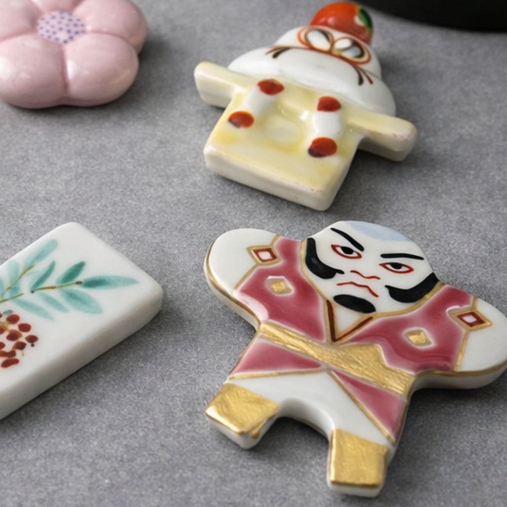 Kyoto Seasons Chopstick Rest Set [5 Pieces] Kyoto Seasons Chopstick Rest Set [5 Pieces]