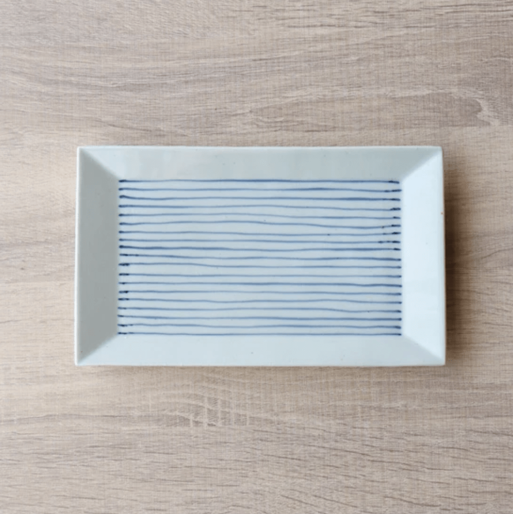 Long Rectangular Plate by Tamori Touen Long Rectangular Plate by Tamori Touen