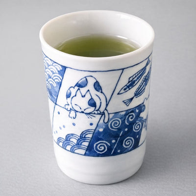 Mainichineko Teacups (Set of 5 Cups) Mainichineko Teacups (Set of 5 Cups)