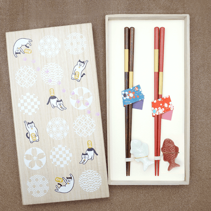 Maneki Cat Chopsticks Set Maneki Cat Chopsticks Set