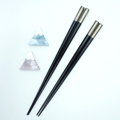 Maruhachi Chopsticks Couple Set (Shell Chopstick Rest) Maruhachi Chopsticks Couple Set (Shell Chopstick Rest)
