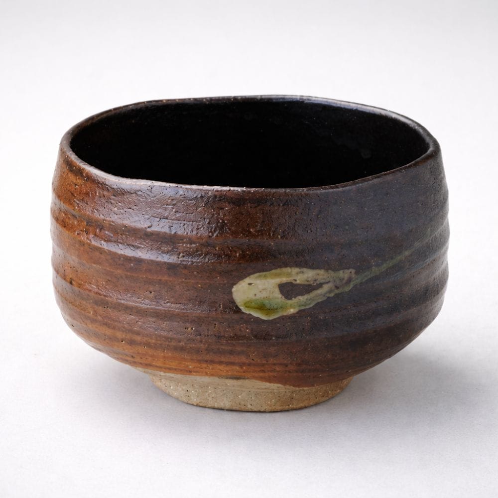 Mino Black & Brown Matcha Bowl Mino Black & Brown Matcha Bowl