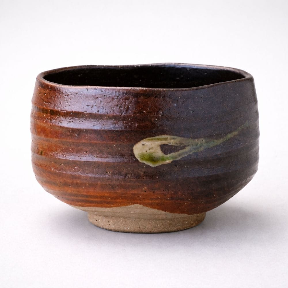 Mino Black & Brown Matcha Bowl Mino Black & Brown Matcha Bowl