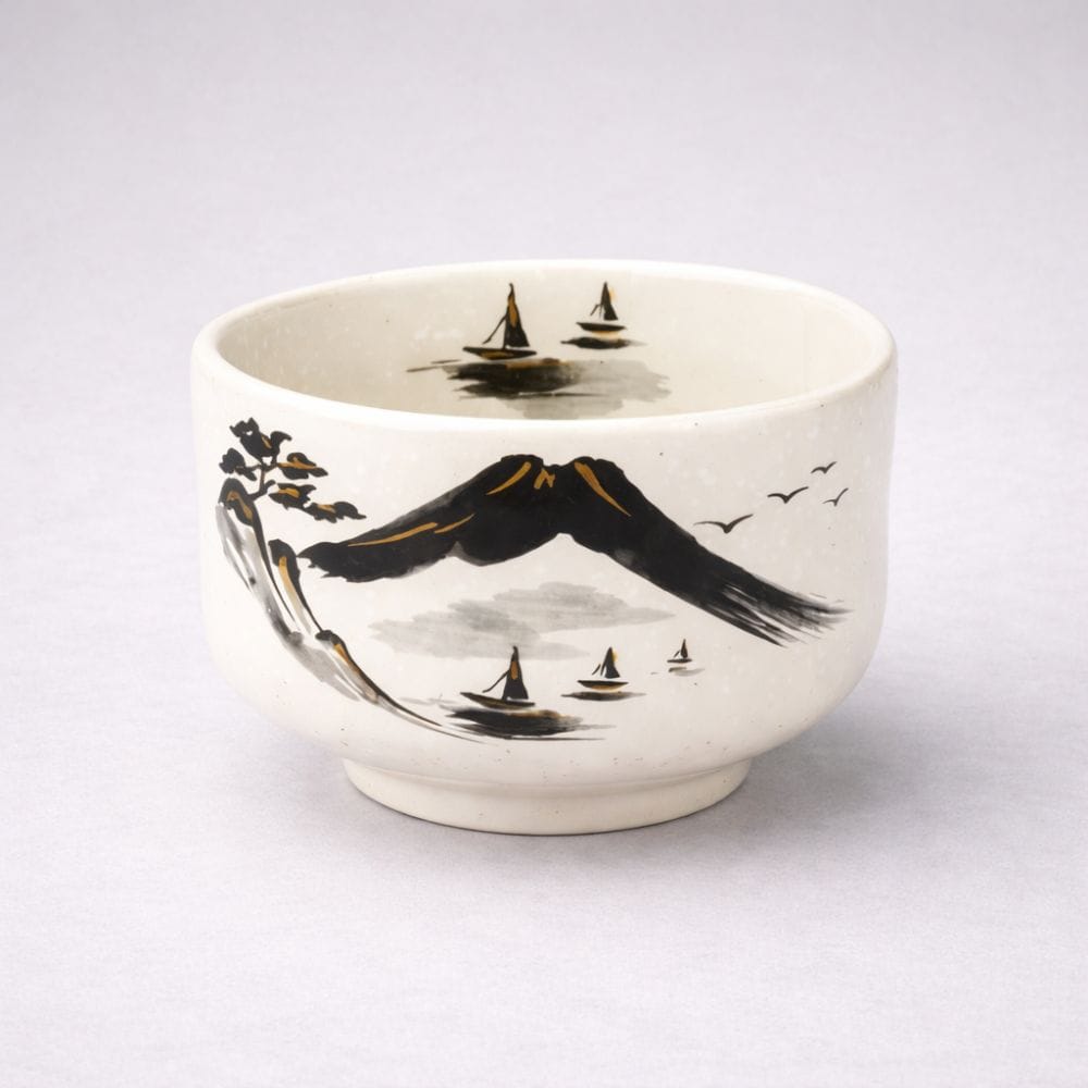 Mino Fuji Gold Matcha bowl Mino Fuji Gold Matcha bowl