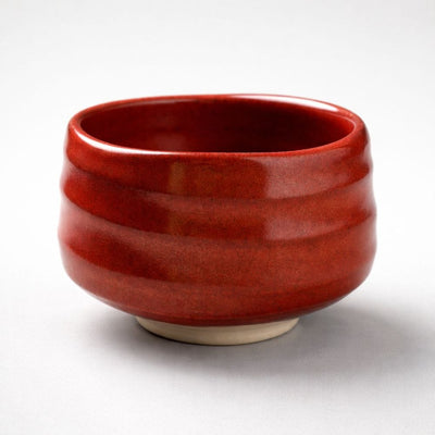 Mino Iron Red Matcha Bowl Mino Iron Red Matcha Bowl