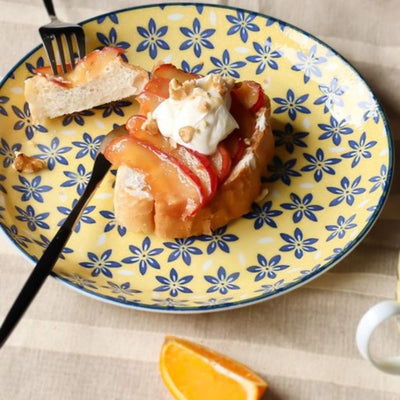 Mino Pottery Field Pasta Plates [Set of 5] Mino Pottery Field Pasta Plates [Set of 5]