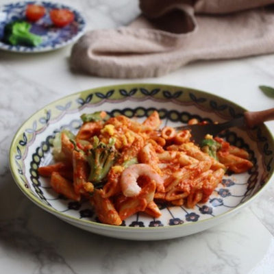 Mino Pottery Field Soup Curry Plates [Set of 5] Mino Pottery Field Soup Curry Plates [Set of 5]