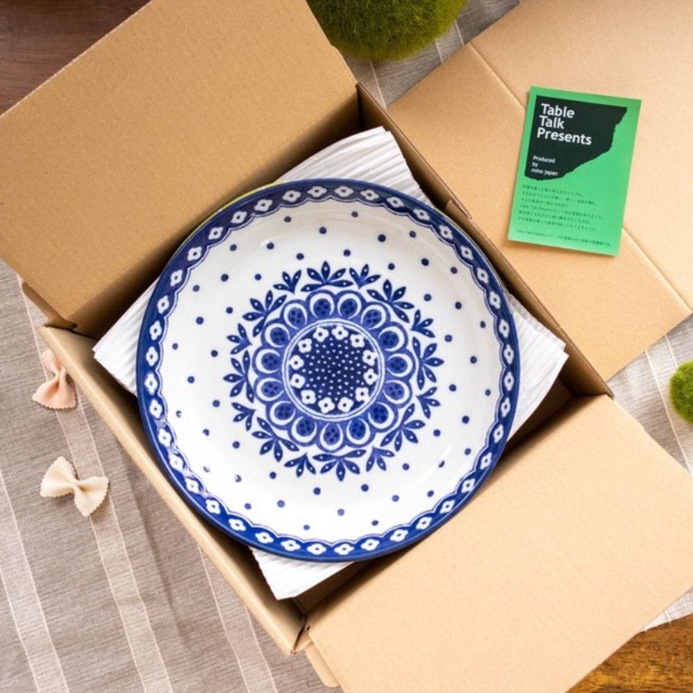 Mino Pottery Field Soup Curry Plates [Set of 5] Mino Pottery Field Soup Curry Plates [Set of 5]