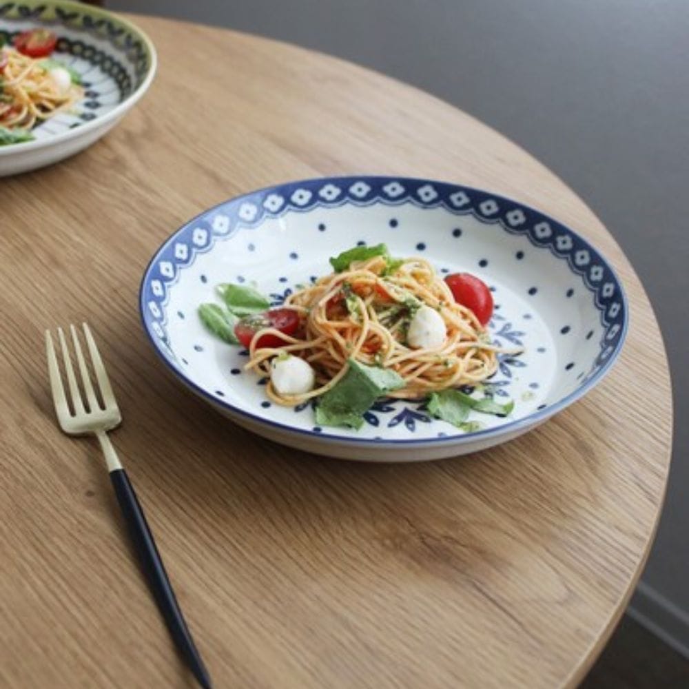 Mino Pottery Field Soup Curry Plates [Set of 5] Mino Pottery Field Soup Curry Plates [Set of 5]