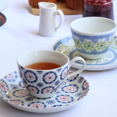 Mino Pottery Field Tea Cups [Set of 4] Mino Pottery Field Tea Cups [Set of 4]