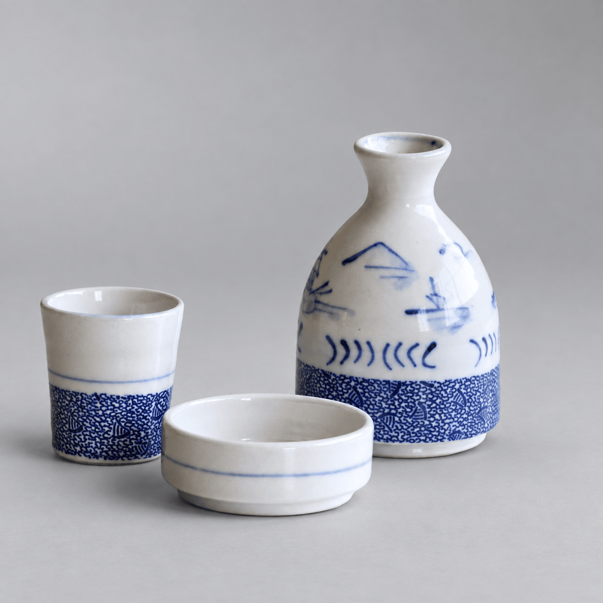 Ohitorisama Garden Sake Set Ohitorisama Garden Sake Set for One | Porcelain