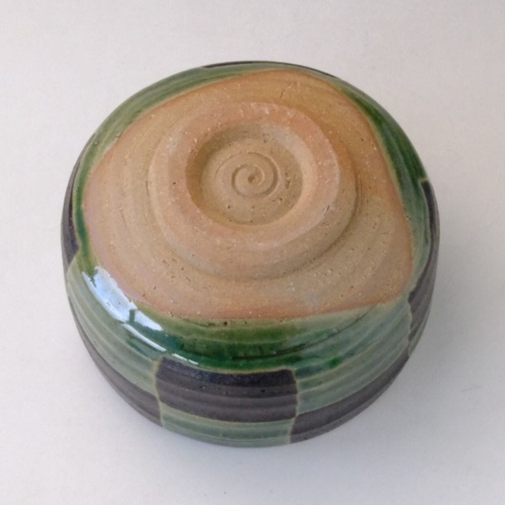 Oribe Ichimatsu Mino Matcha Bowl Oribe Ichimatsu Mino Matcha Bowl