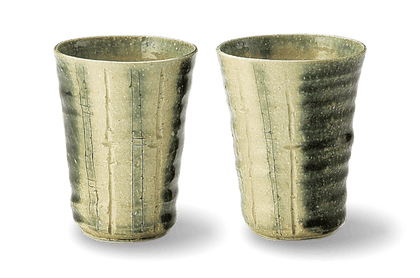 Oribe Takebori Cup Pair Oribe Takebori Cup Pair