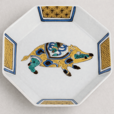 Pig Arita Ware Zodiac Plates Arita Ware Zodiac Plates