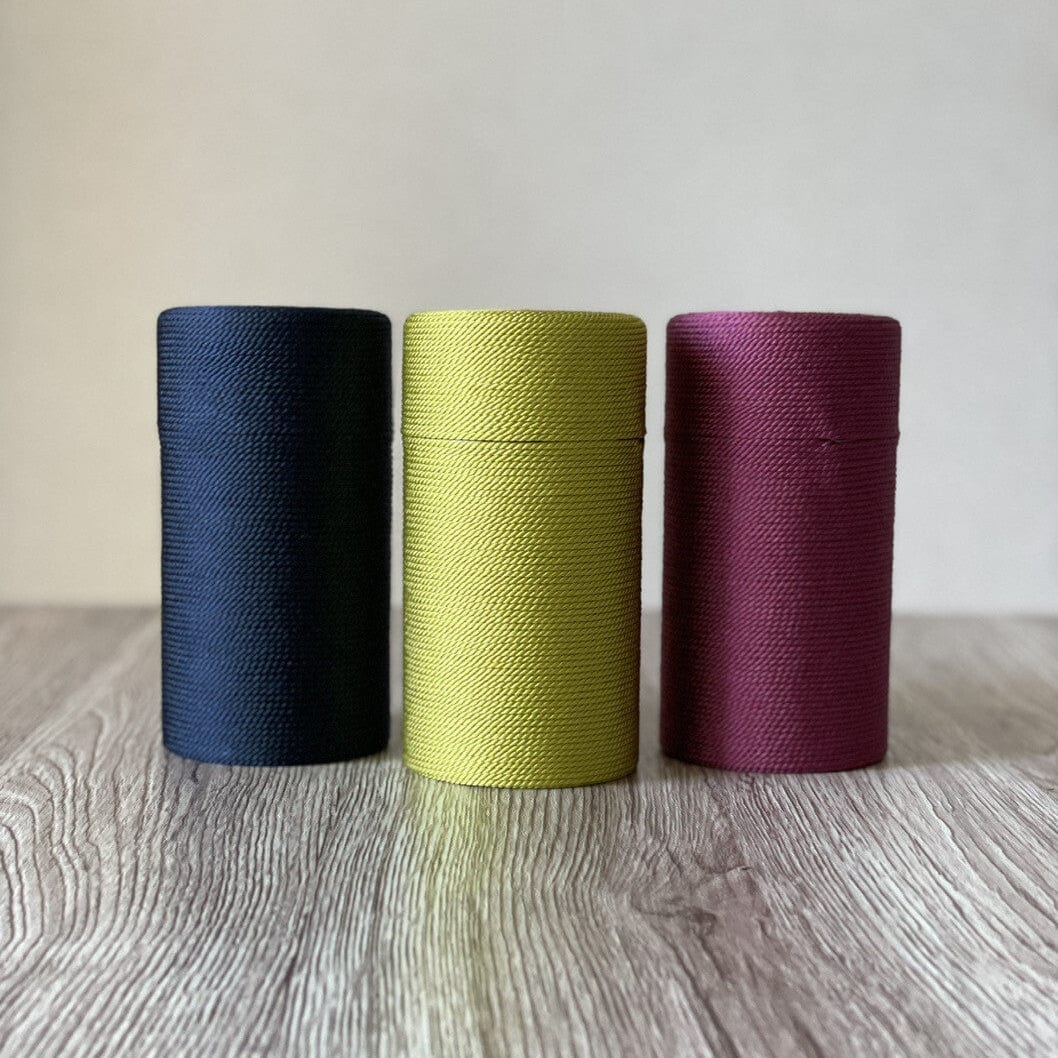 Pure Silk Thread-wrapped Tea Canister (Purple) Pure Silk Thread-wrapped Tea Canister (Purple)
