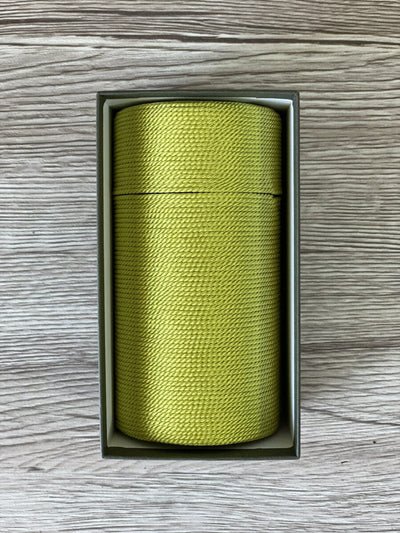 Pure Silk Thread-wrapped Tea Canister (Wakasuka Green) Pure Silk Thread-wrapped Tea Canister (Wakasuka Green)