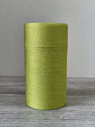 Pure Silk Thread-wrapped Tea Canister (Wakasuka Green) Pure Silk Thread-wrapped Tea Canister (Wakasuka Green)