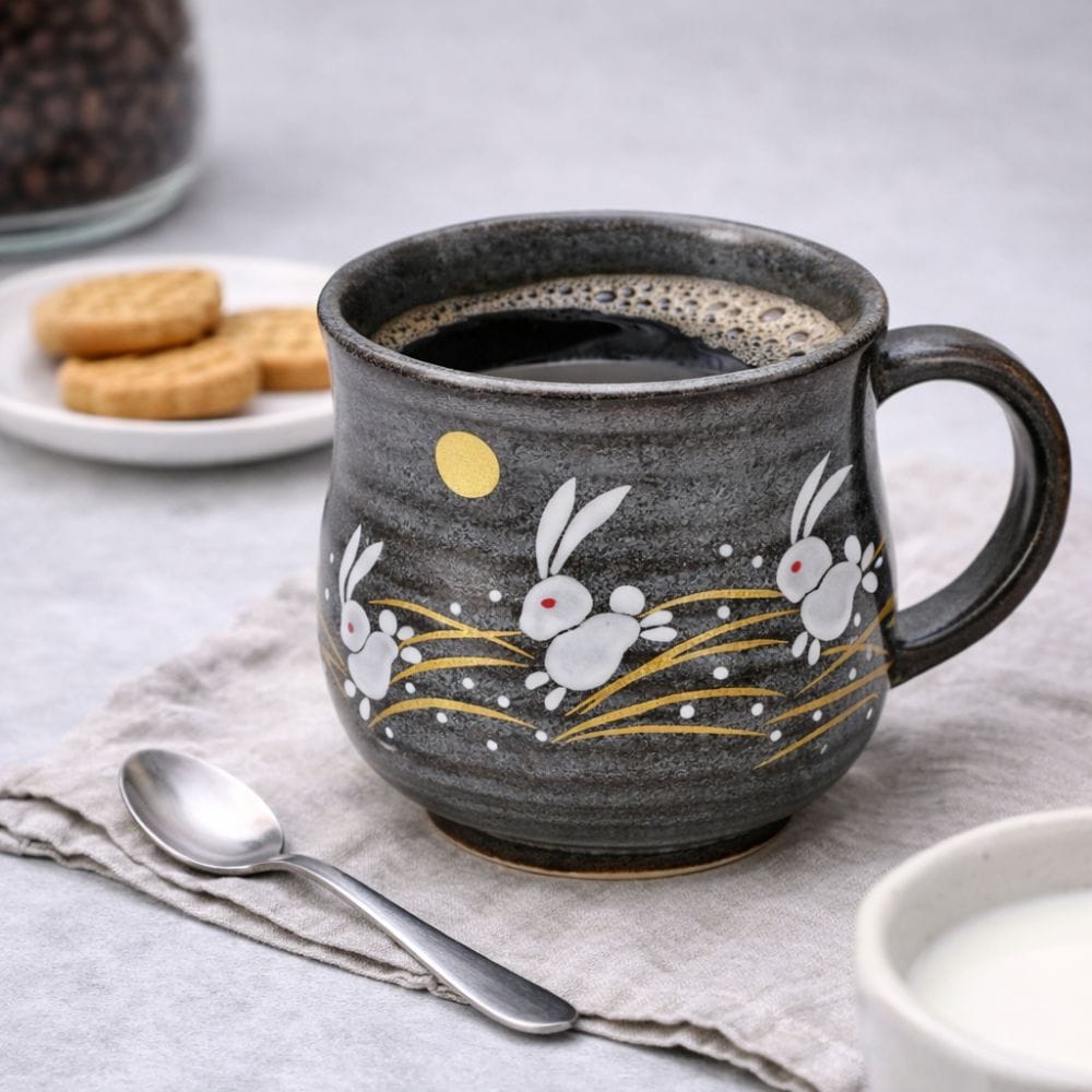 Rabbit Kutani Mug Rabbit Kutani Mug