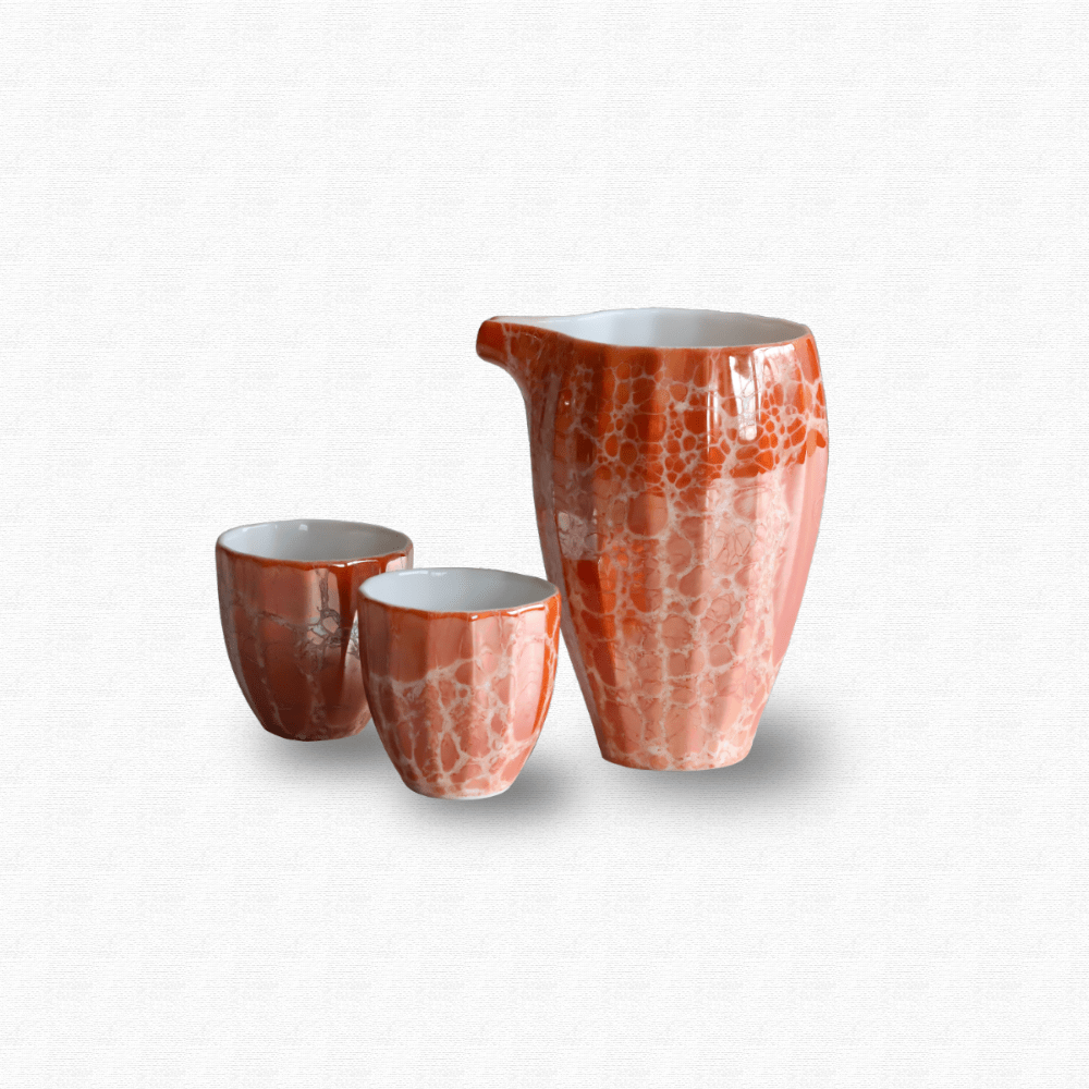 Red Champagne Sake Set Champagne Sake Set