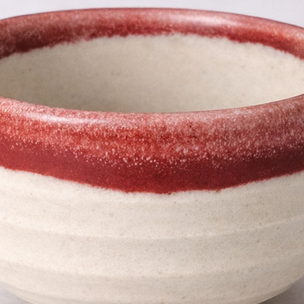 Red Small Mino Matcha Bowl Red Small Mino Matcha Bowl