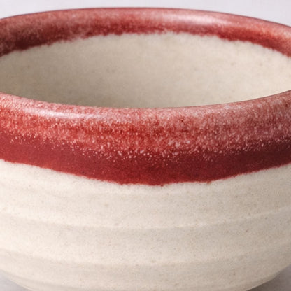 Red Small Mino Matcha Bowl Red Small Mino Matcha Bowl