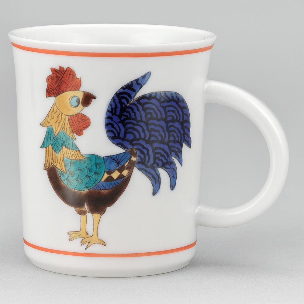 Rooster Arita Ware Zodiac Mugs Arita Ware Zodiac Mugs