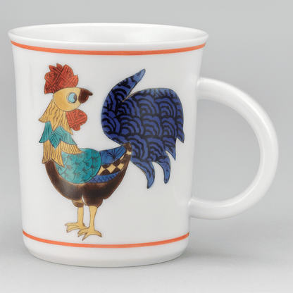 Rooster Arita Ware Zodiac Mugs Arita Ware Zodiac Mugs