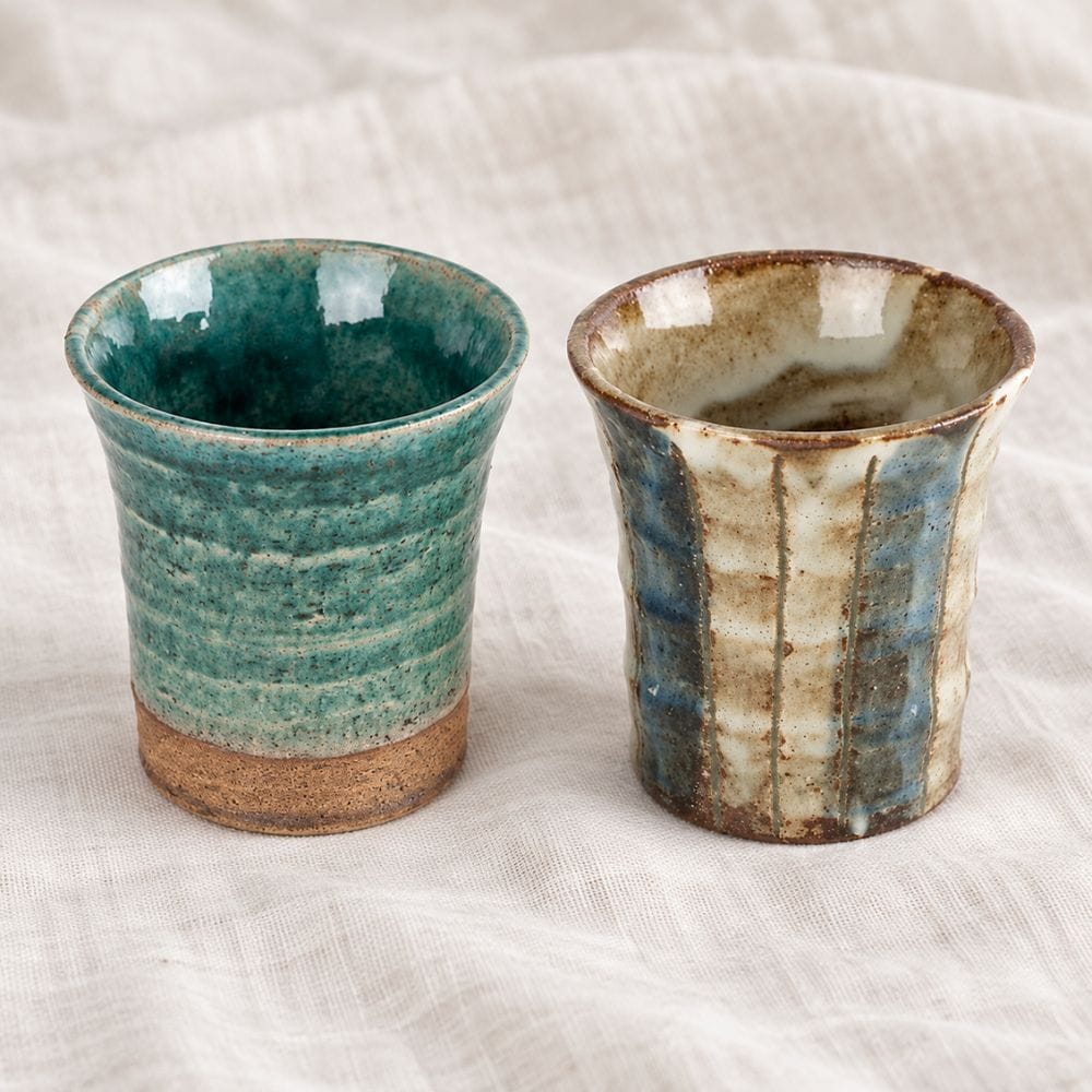 Maruki Kiln Mino Ware Sake Cups — Set of Five Maruki Kiln Mino Ware Sake Cup Set of 5 | My Japanese World